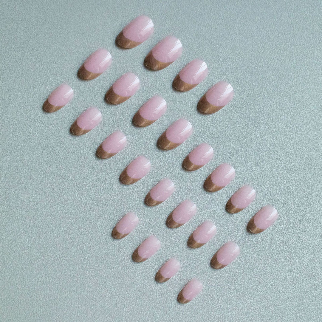 Elegant Metallic Tip Nail Art Kit