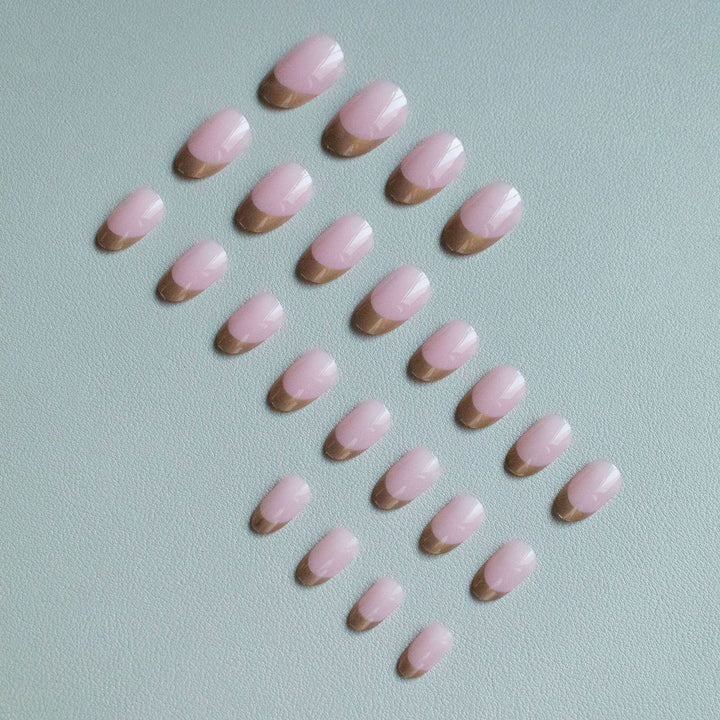 Elegant Metallic Tip Nail Art Kit
