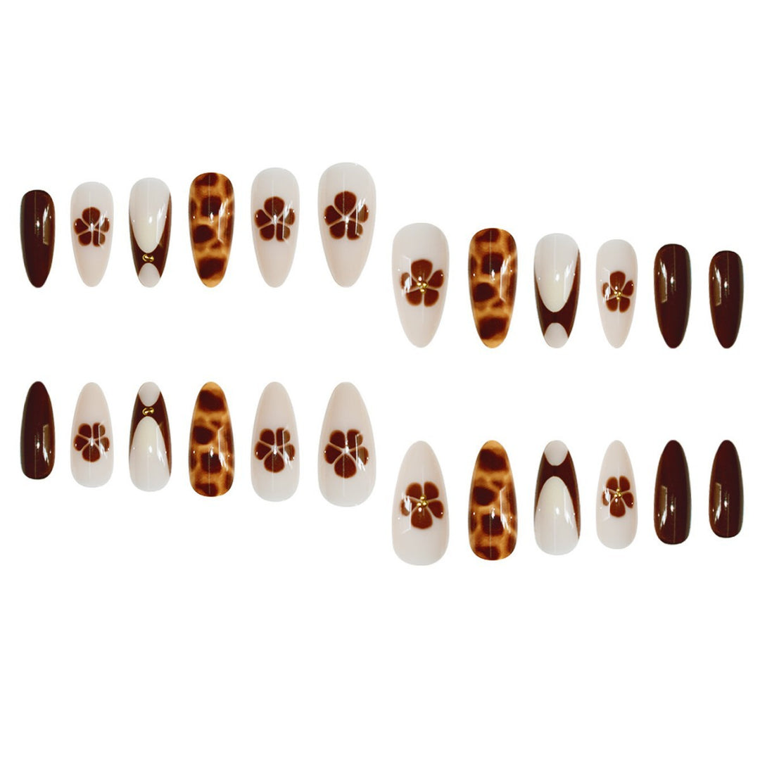 Artistic Graphic Press-On Nails Stornfield