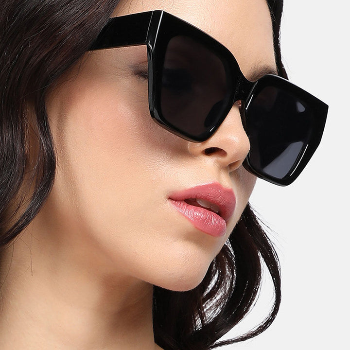 Women's geometric glasses in stylish tortoiseshell pattern Stornfield