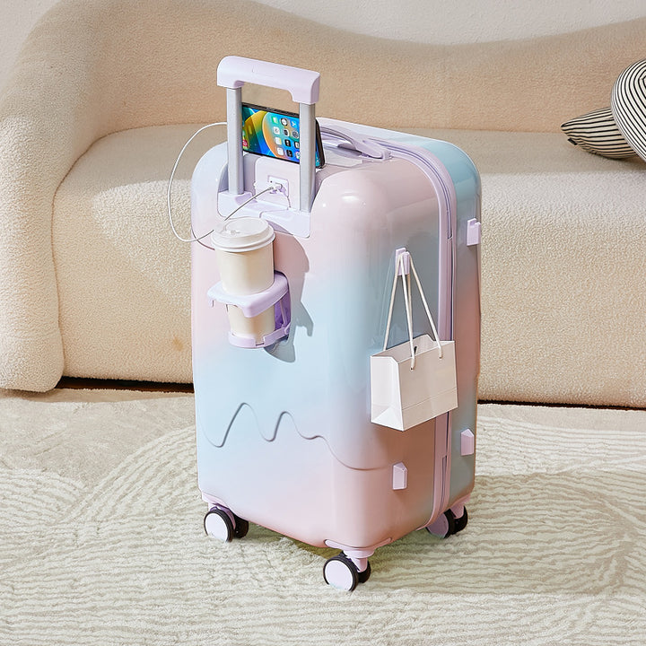 Unisex Compact Smart Hardshell Travel Suitcase Stornfield