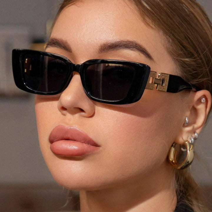 Women's trendy oversized sunglasses with unique leopard print Stornfield