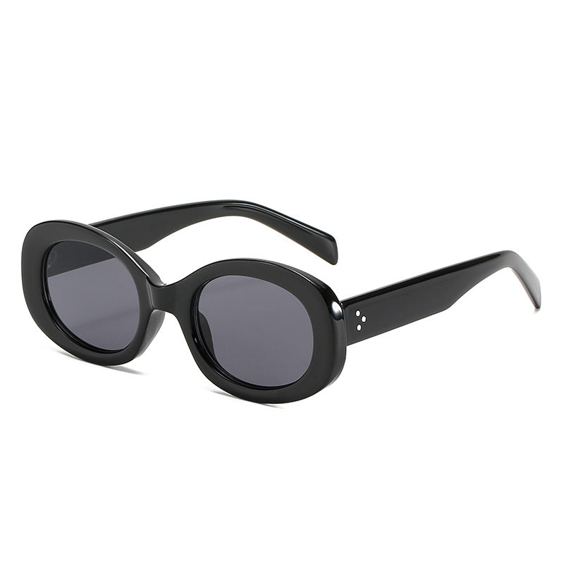 Vintage-Style Oval Frame Sunglasses Stornfield