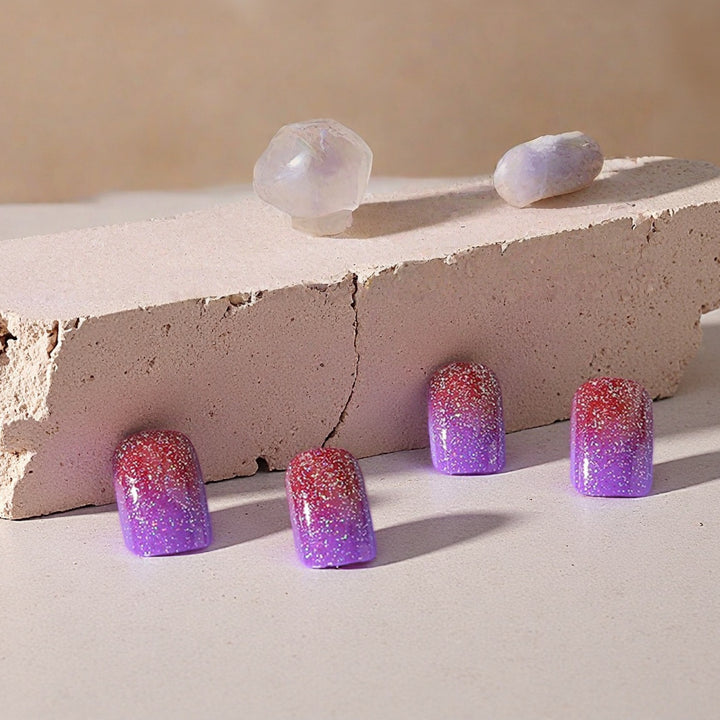 Glamorous Ombre Artificial Nails Stornfield