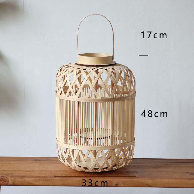 Stylish Rattan Lantern Stornfield