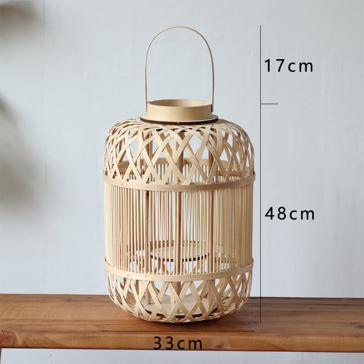 Stylish Rattan Lantern Stornfield
