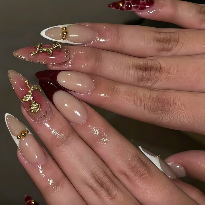 Elegant Decorative Press-On Nail Extensions Stornfield