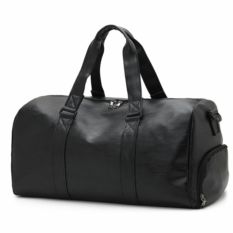 Premium Leather Travel Duffle Bag Stornfield