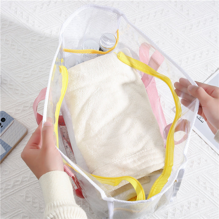 Transparent Mesh Shopping Tote Stornfield