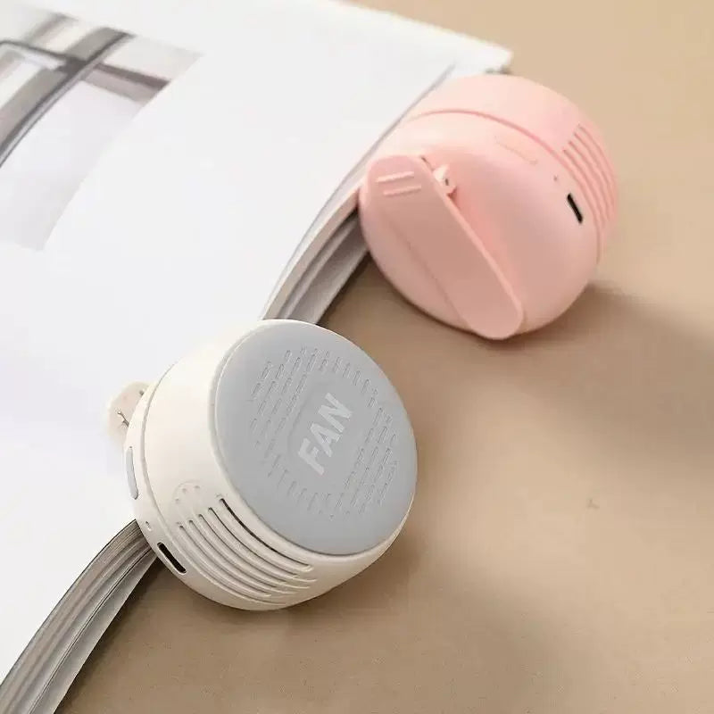 Unisex one size compact portable personal cooling fan with USB rechargeable battery and adjustable louvers Stornfield