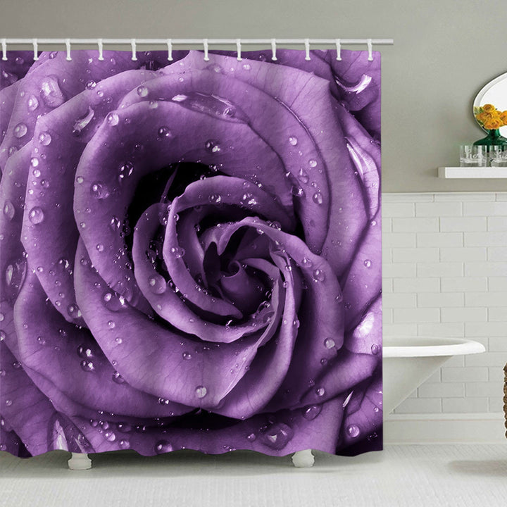 Romantic Floral Swan Shower Curtain Stornfield