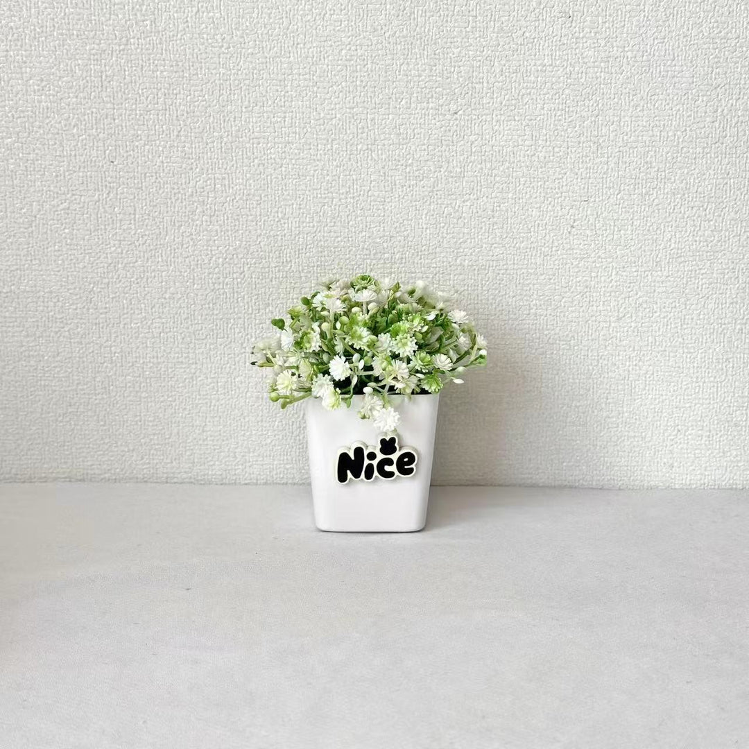 Artificial Floral Plant Arrangement for Indoor Home Decor Display