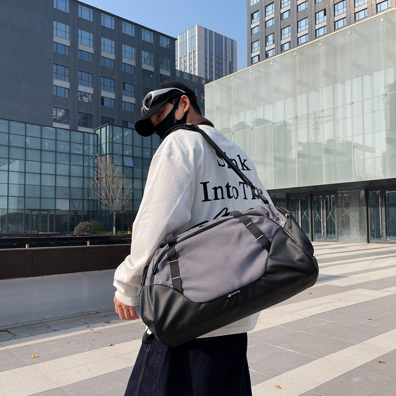 Sporty Weekend Duffel Bag with Multifunctional Compartments Stornfield