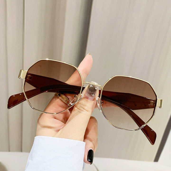 Women's fashionable sunglasses with high-quality rectangular frame and UV protection Stornfield