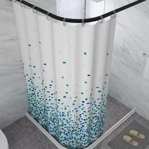 Mosaic-Patterned Shower Curtain Stornfield
