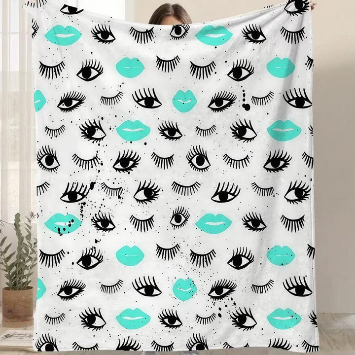 Artistic Patterned Throw Blanket