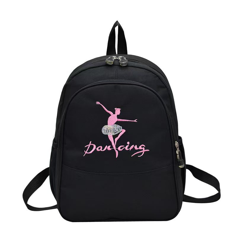 Ballerina-Themed Embroidered Backpack Stornfield