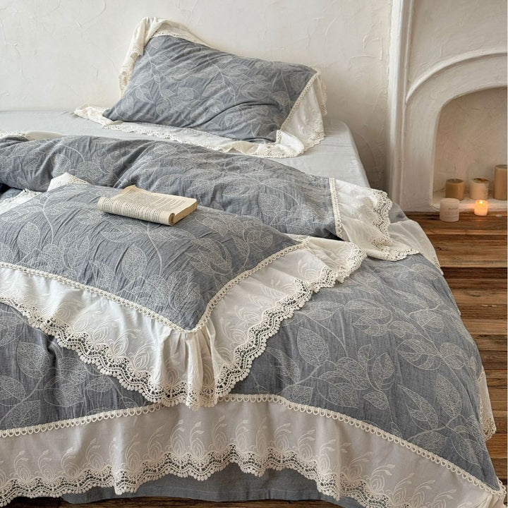 Cotton‑Linen Bedding Set