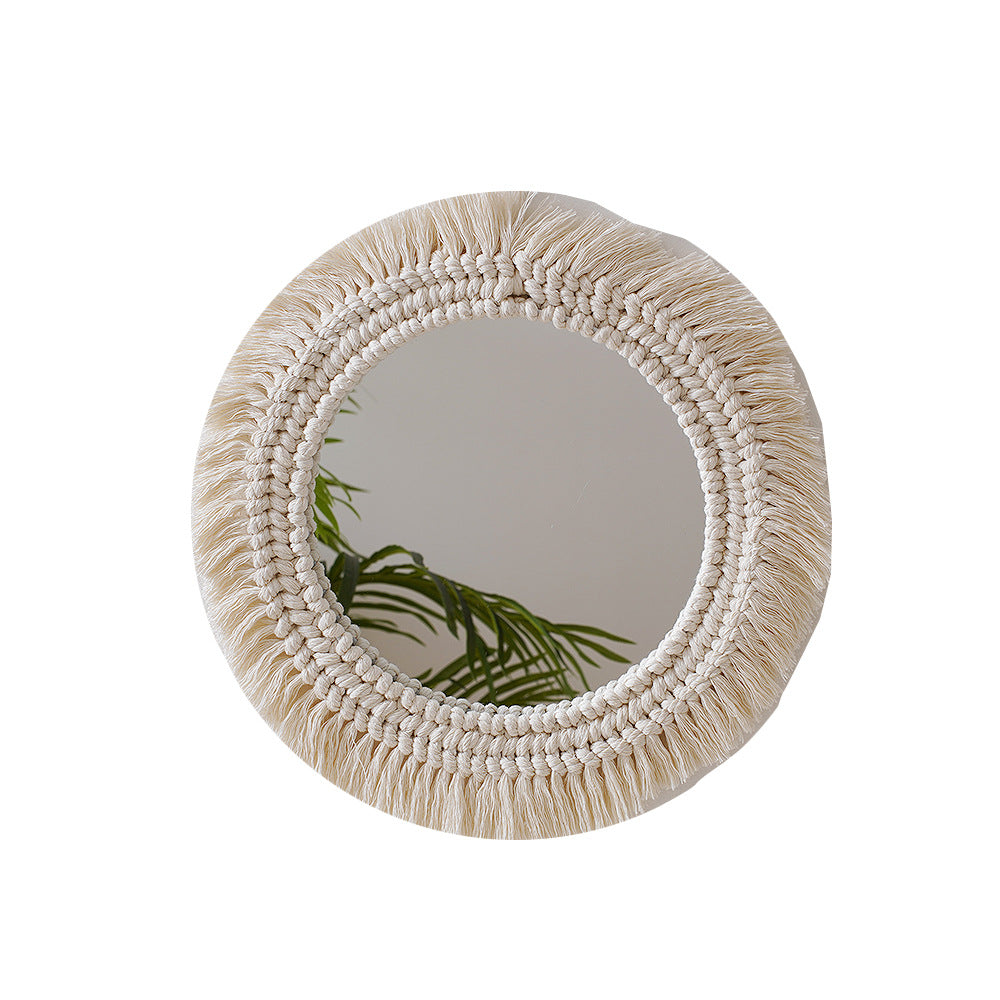 Decorative Macrame Wall Mirror Stornfield