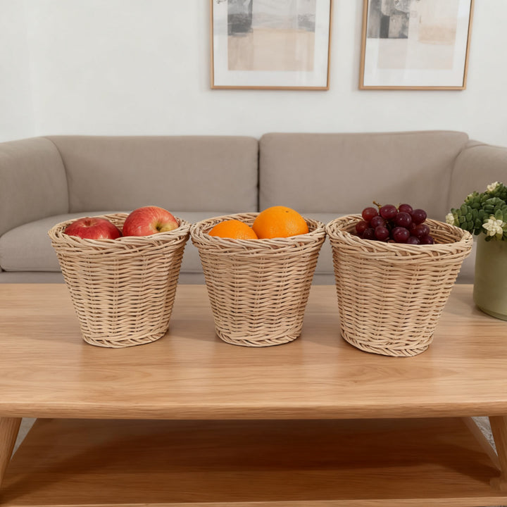 Decorative Natural Woven Fruit Storage Baskets Stornfield