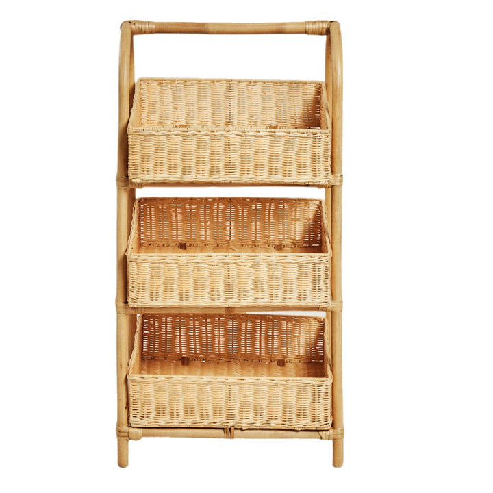 Multi-Tier Woven Storage Rack Stornfield