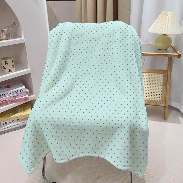 Cozy Dot Pattern Throw Blanket Stornfield