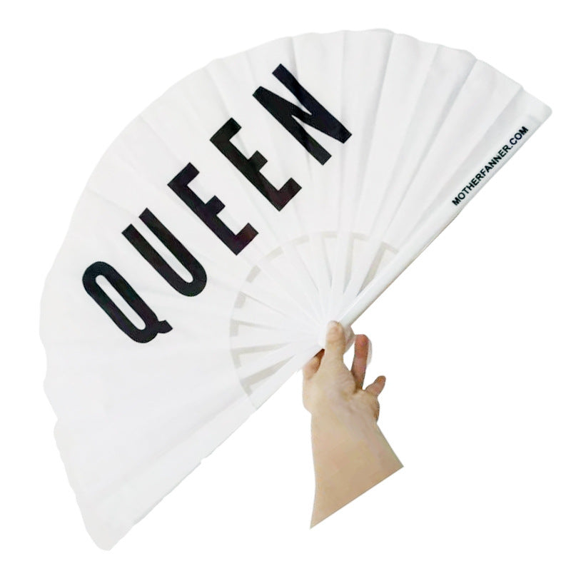 Women Colorful Fan with sturdy plastic ribs Stornfield