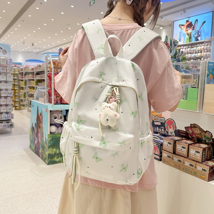 Charming Butterfly Print Casual Backpack Stornfield