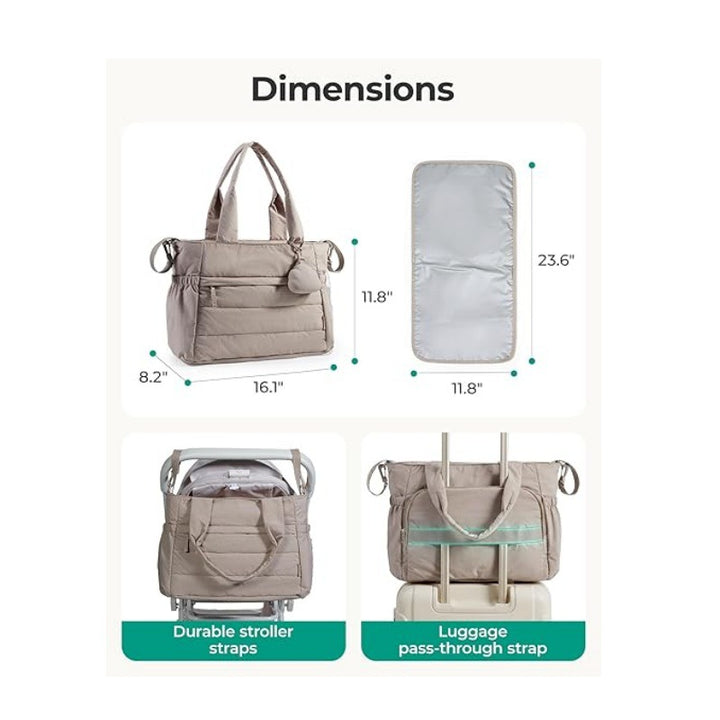 Practical shoulder bag with insulated compartments Stornfield