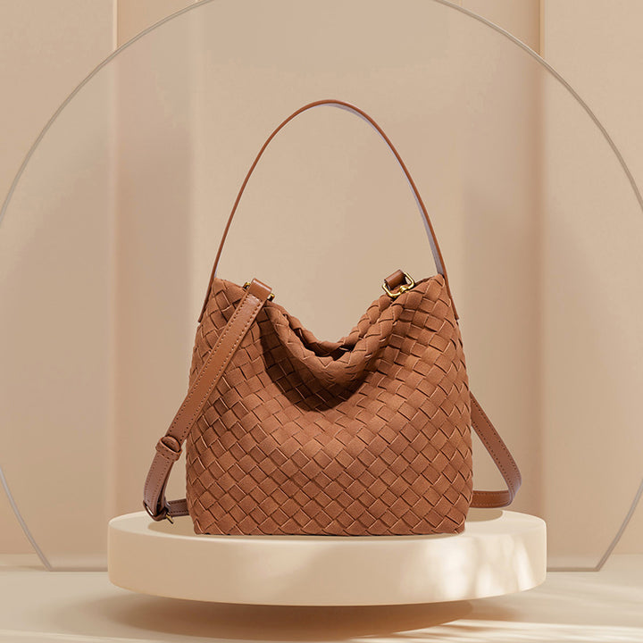 Textured Vegan Leather Crossbody Bag Stornfield
