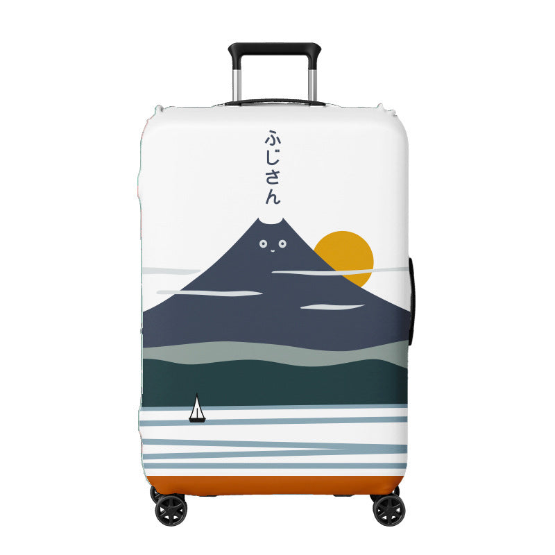 Unisex hard-shell travel suitcase with creative ice cream design Stornfield