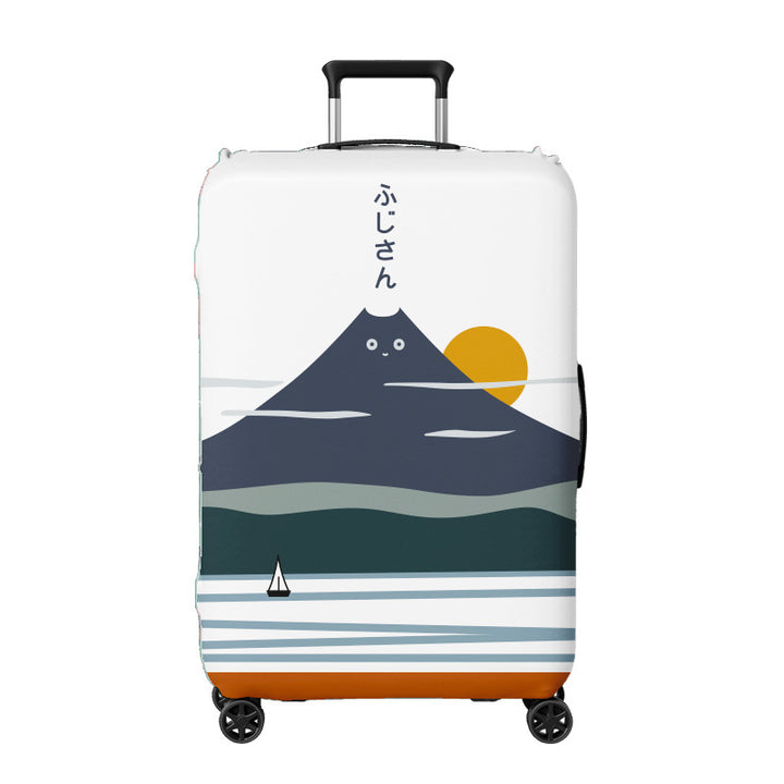 Unisex hard-shell travel suitcase with creative ice cream design Stornfield