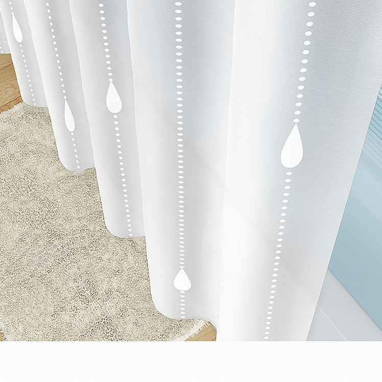 Sheer Textured Shower Curtain Stornfield