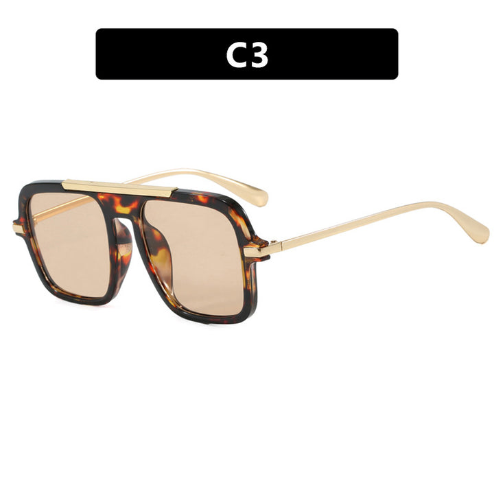Women's square sunglasses with luxurious metal frame and sturdy lenses Stornfield