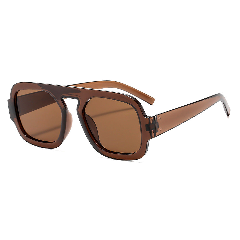 Men's Bold Retro-Inspired Square Sunglasses Stornfield