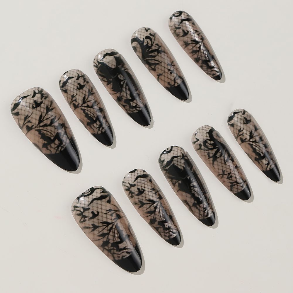 Decorative Press-On Nail Tips Stornfield