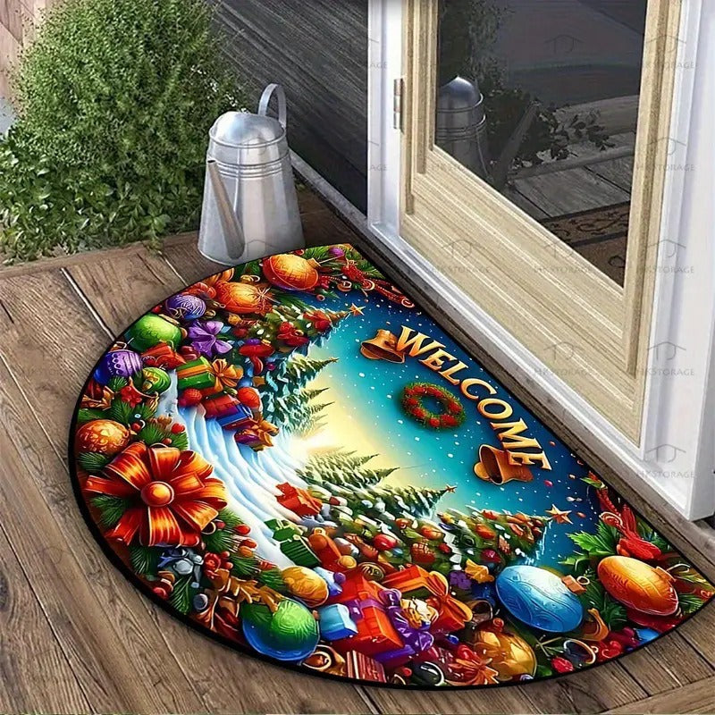 Holiday-Themed Decorative Floor Mat Stornfield