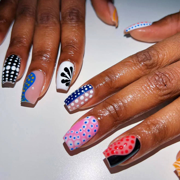 Creative nail art with various patterns Stornfield