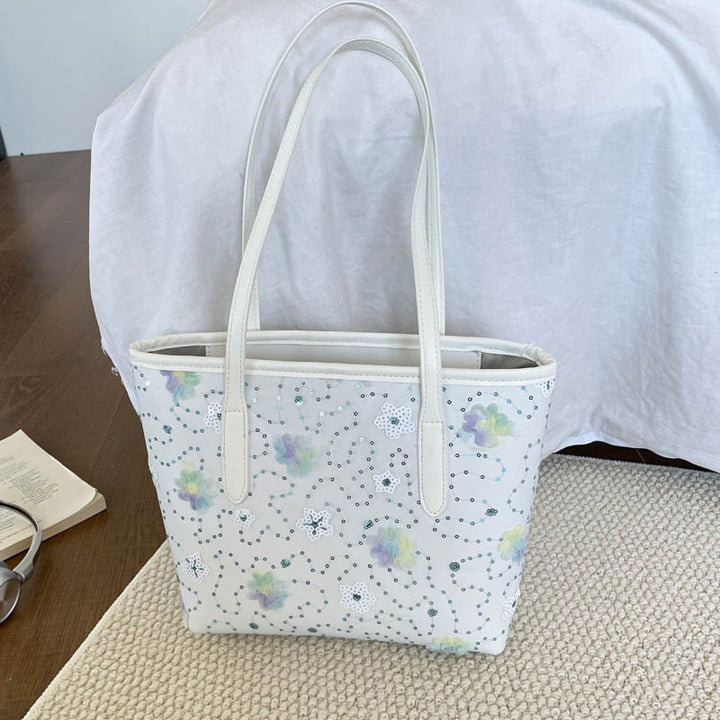 WoFloral Embellished Tote Bag Stornfield