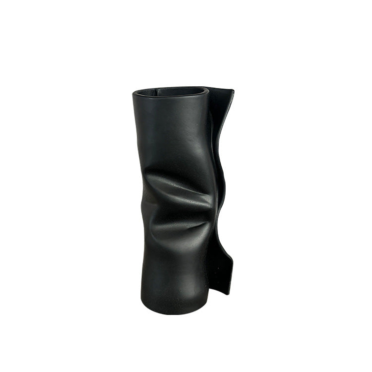 Sculptural Twist Decorative Vase