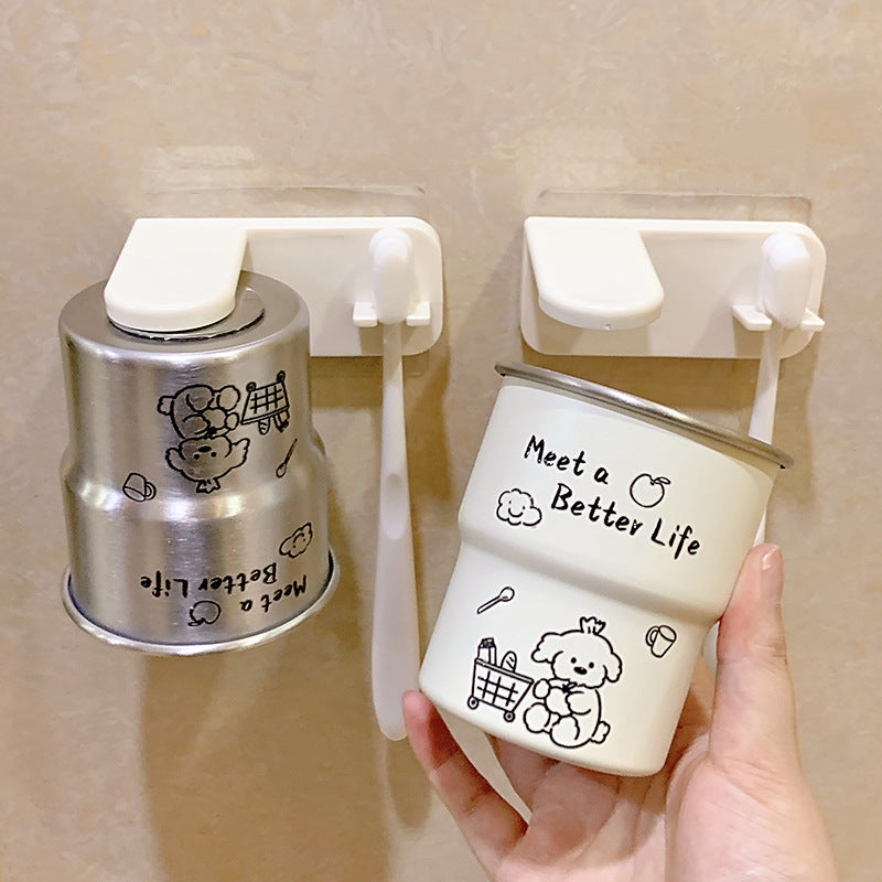 Wall-mounted toothbrush holder made of stainless steel Stornfield