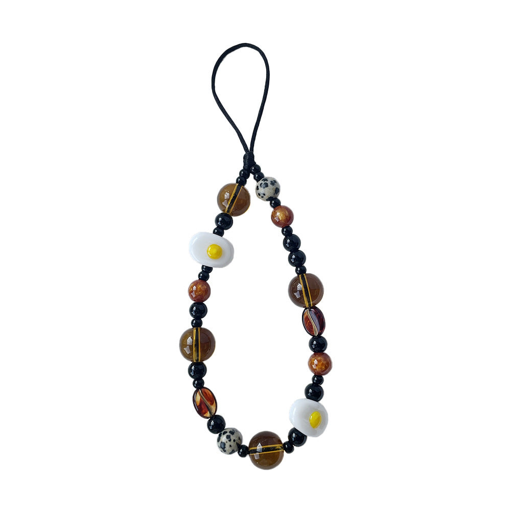 Playful Egg-Themed Beaded Bracelet Stornfield