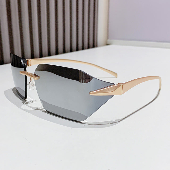 Women's fashion square sunglasses with embellished metal frame Stornfield