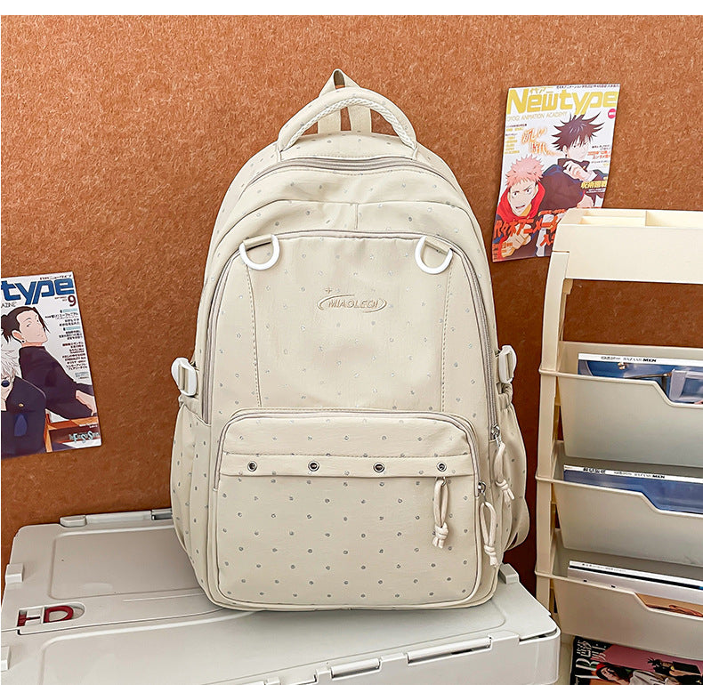 Stylish Multi-Pocket Backpack with Cute Accessories Stornfield