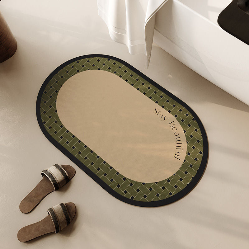 Inspirational Quote Bathroom Mat