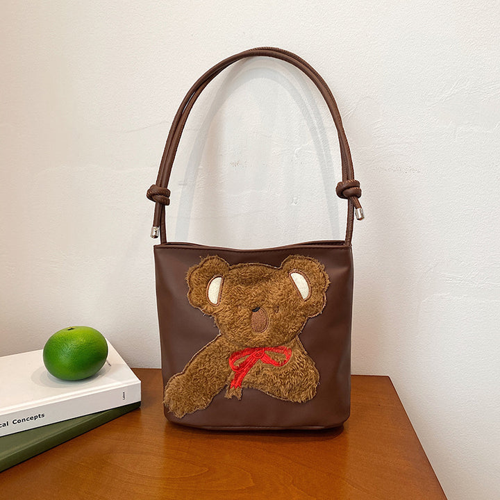 WoCute Teddy Bear Patch Handbag Stornfield
