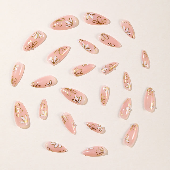 Floral-Inspired 3D Nail Art Extensions Stornfield