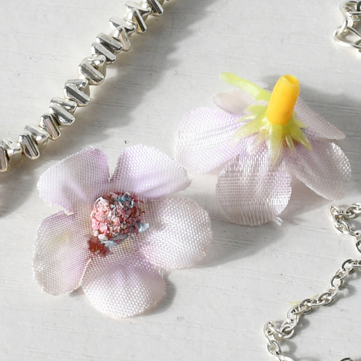 Glittery Floral Hair Accessories