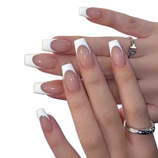 Elegant French Tip Pedicure Stornfield