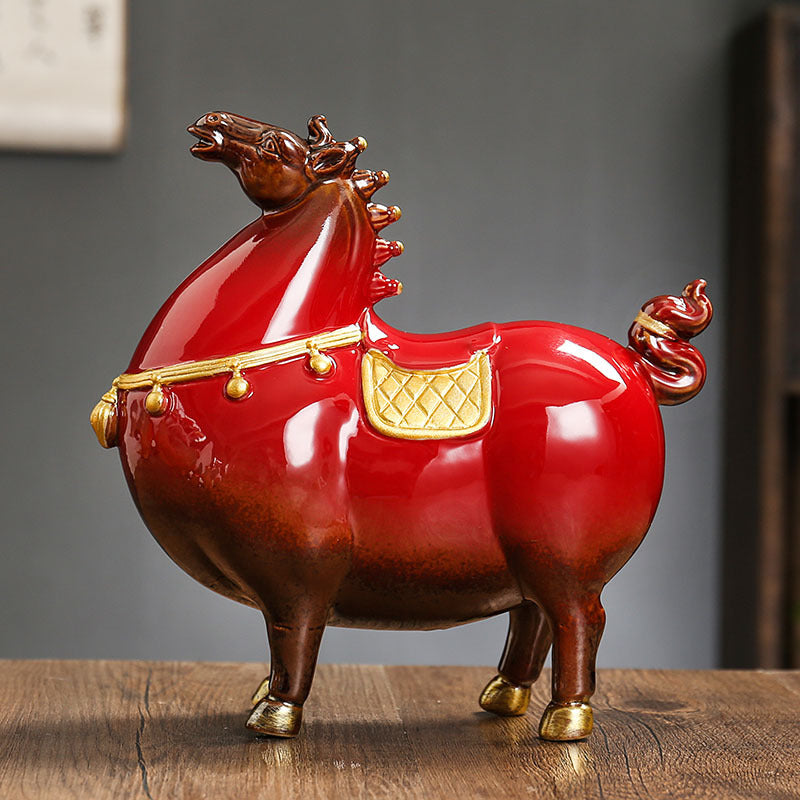 Decorative ceramic horse Stornfield